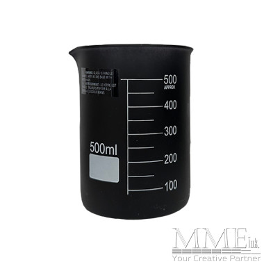 Beaker Vase, Black Matte